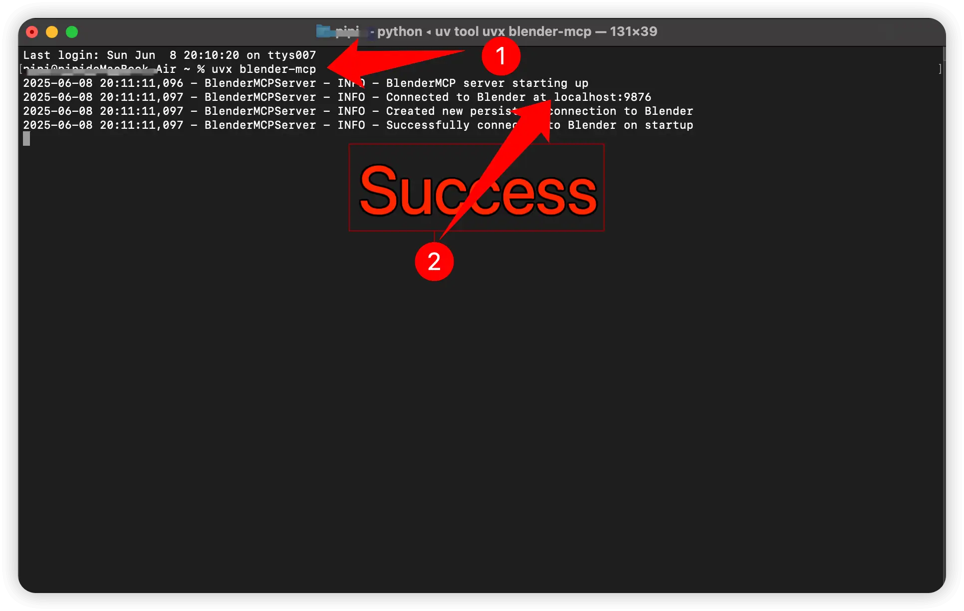 Start MCP Server Success